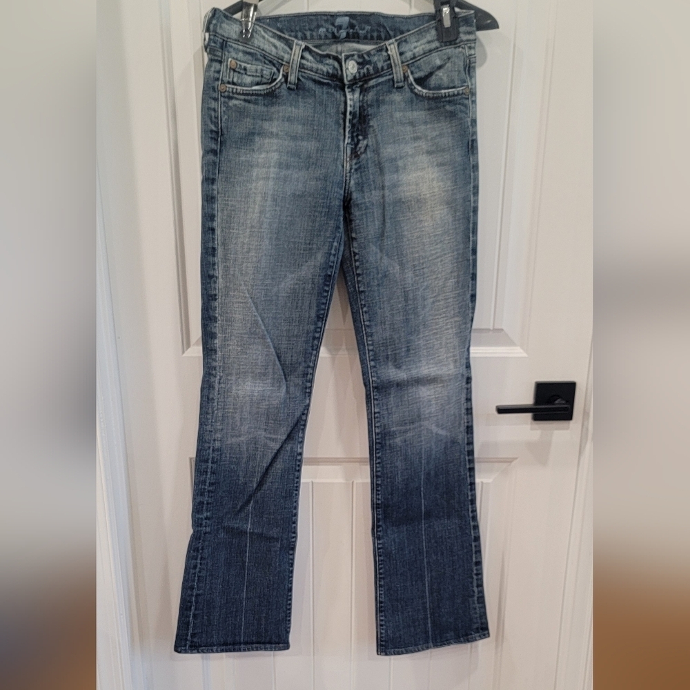 7 FOR ALL MAN KIND BOOTLEG JEANS (sz 29)